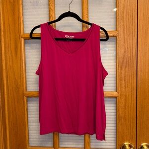 EUC Chico’s 3 Sleeveless Pink Tank